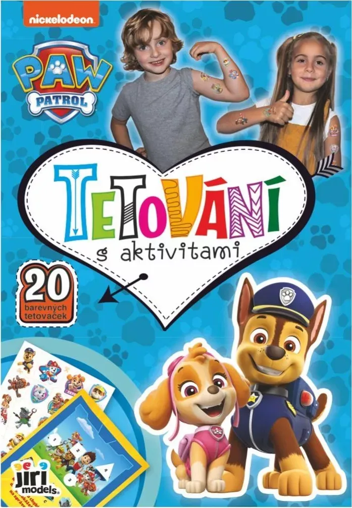 Tetování s aktivitami Tlapková patrola Poškozené