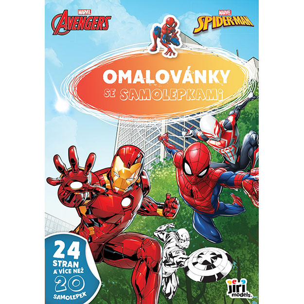 Omalovánky A4+ Marvel POŠKOZENÁ