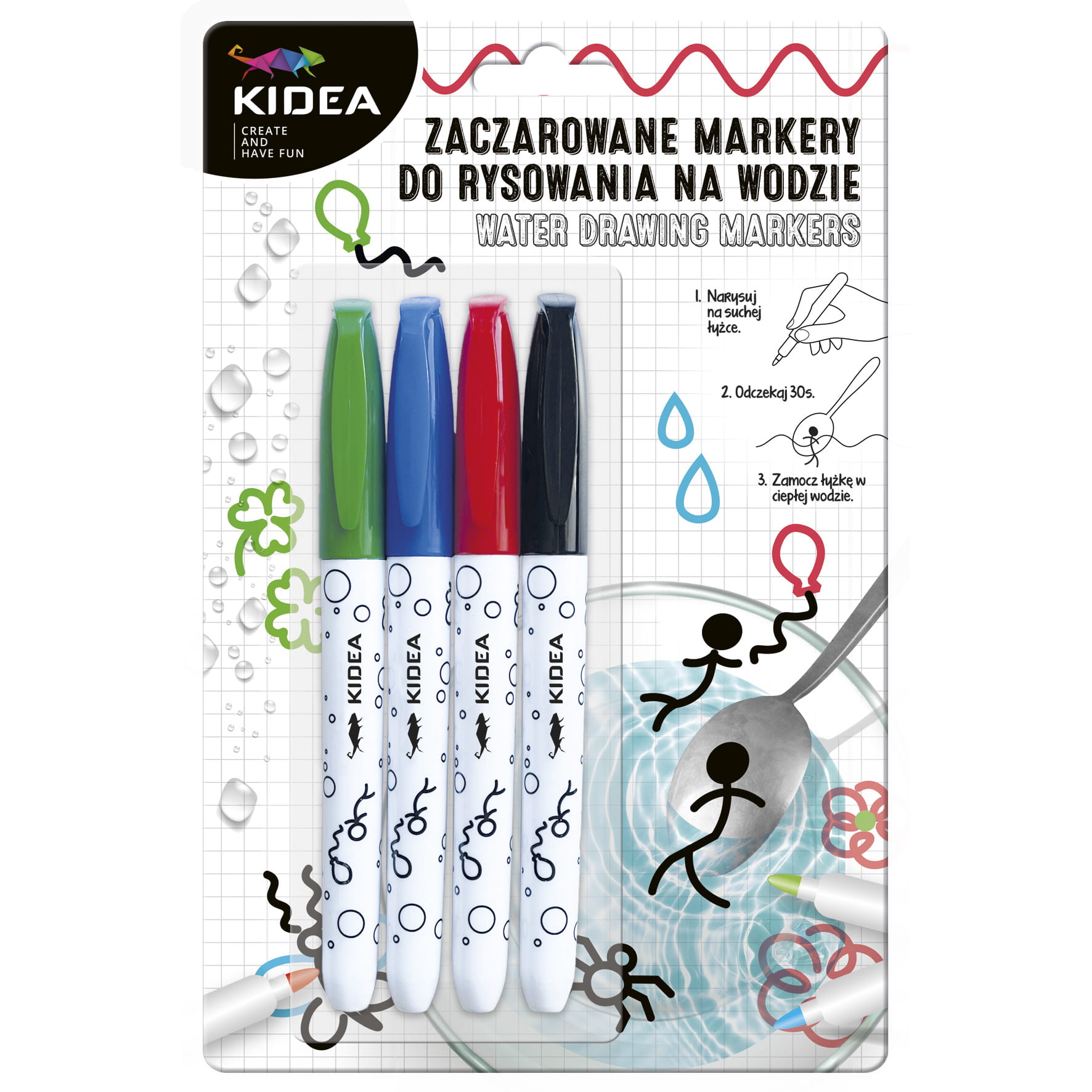 Kouzelné fixy pro kreslení na vodu
