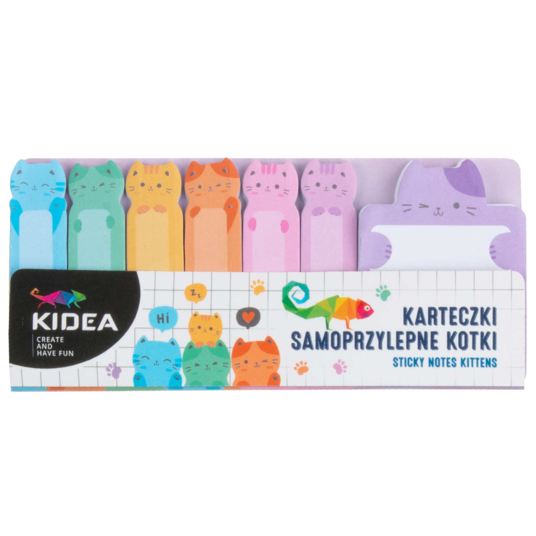 Lepící papírky s kočičkami