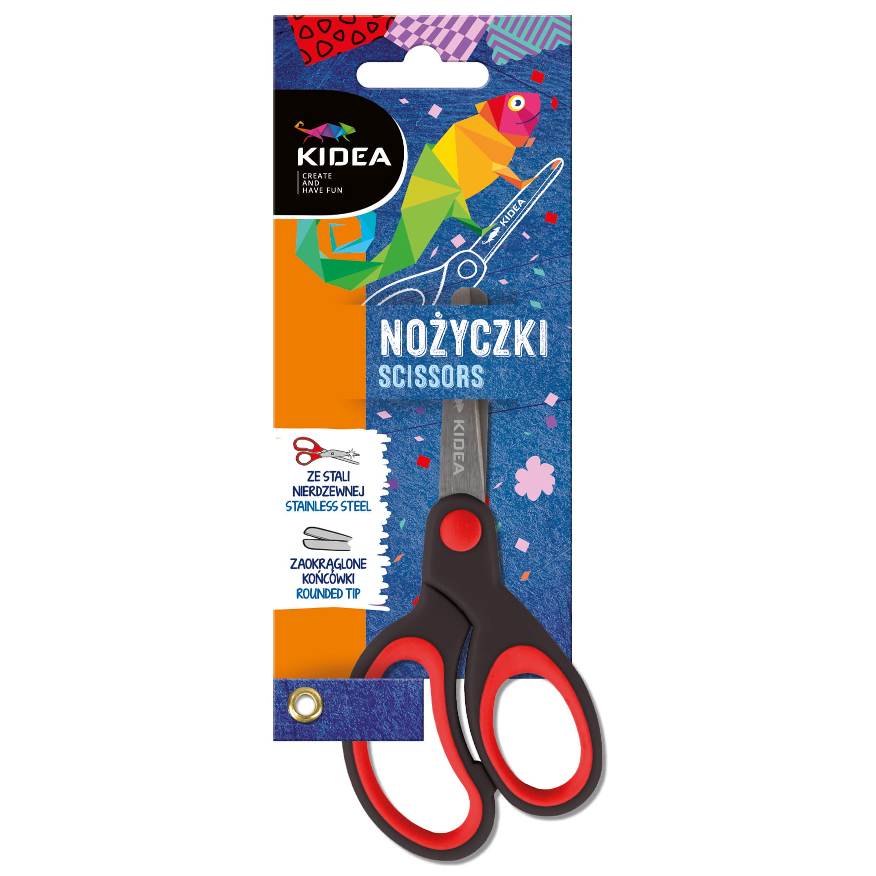 Ergonomické nůžky černé