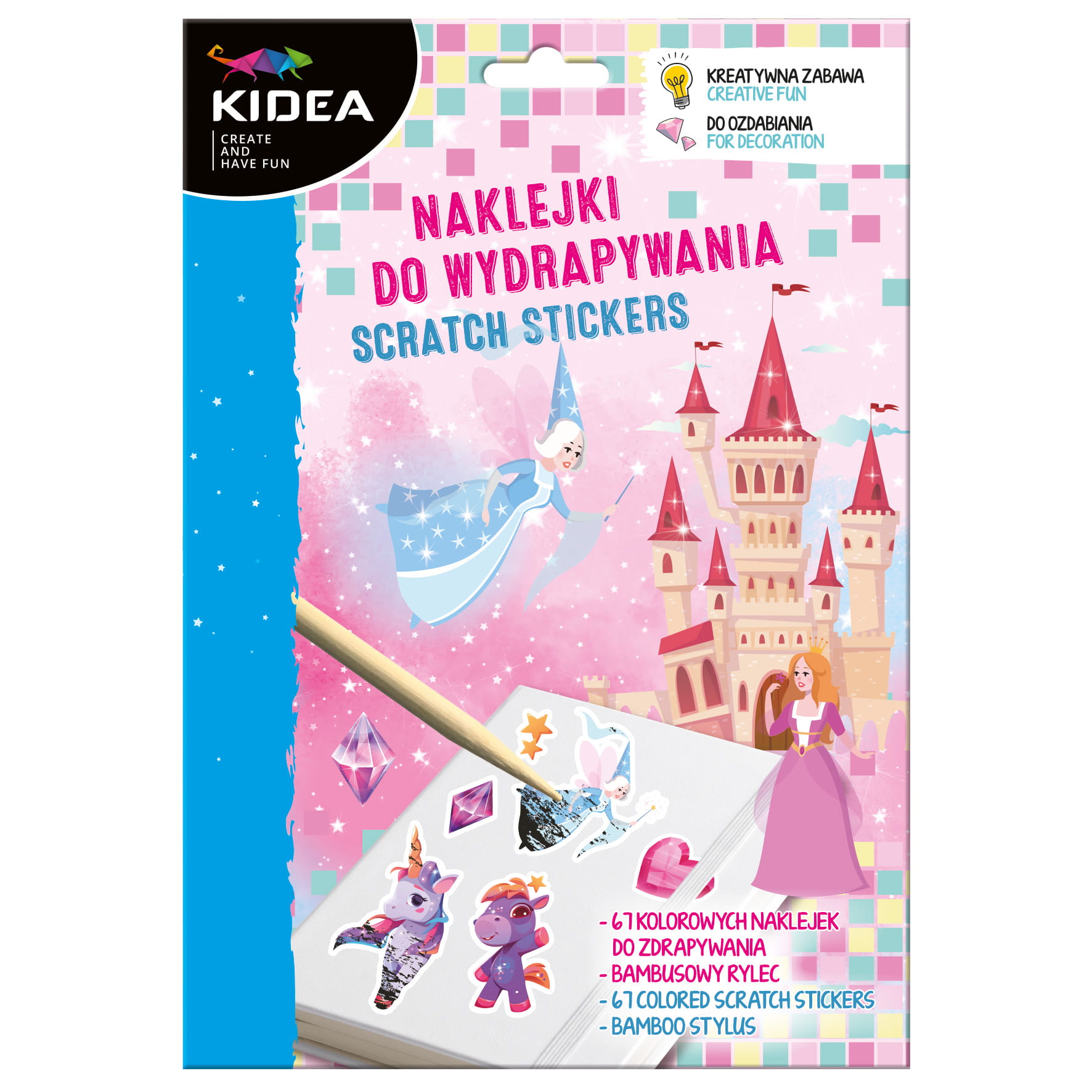 Škrábání samolepek Kouzelný svět