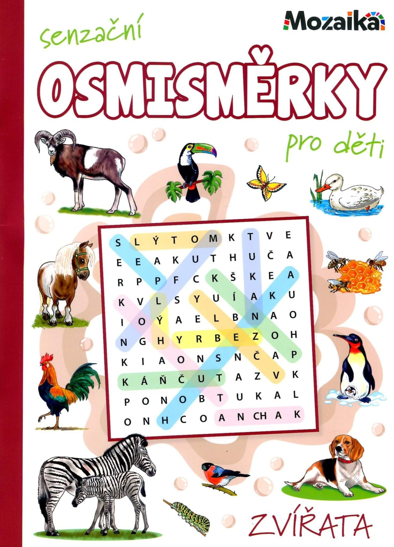 Senzační osmisměrky pro děti - Zvířata Poškozené