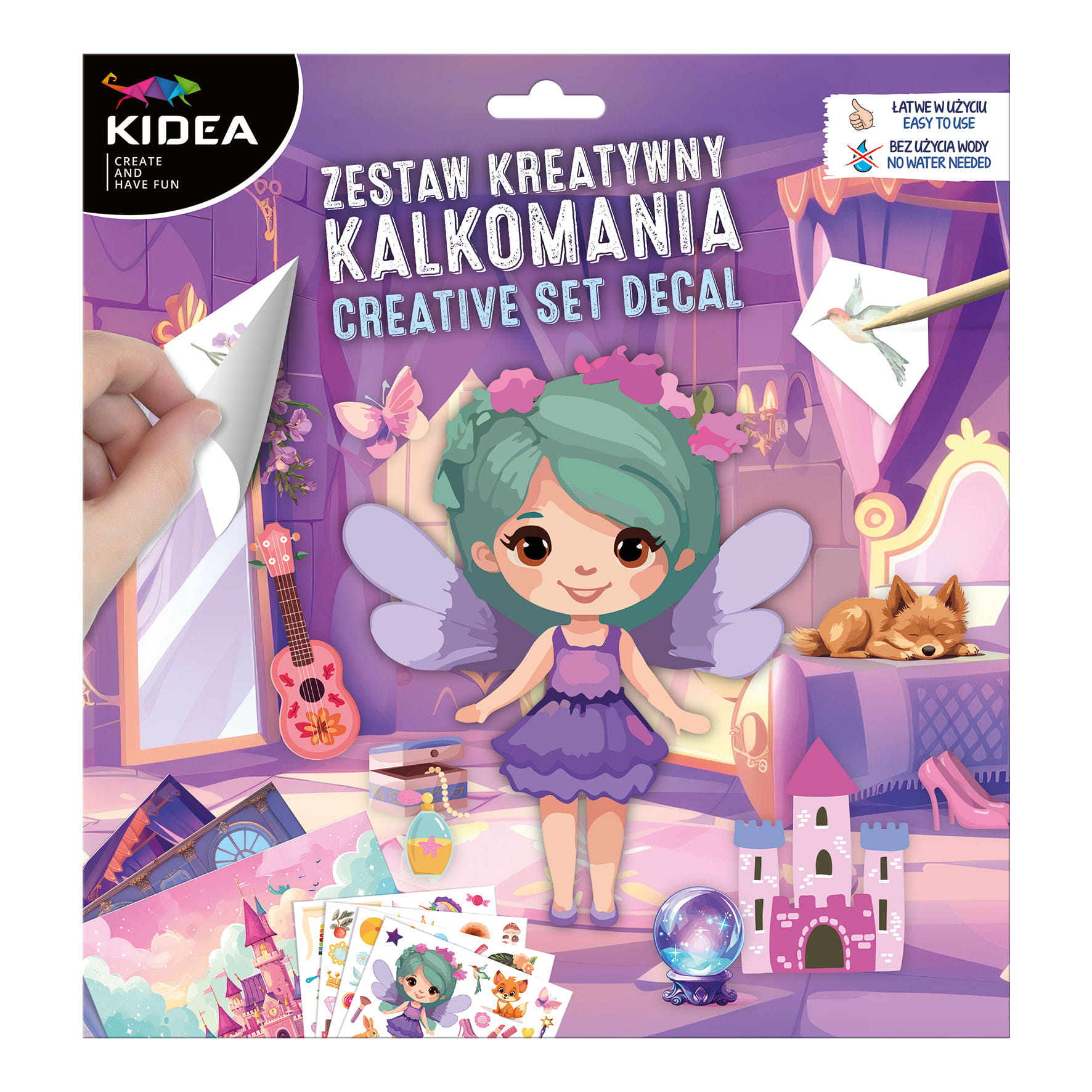 Fairies Kreativní sada s obtisky propisoty