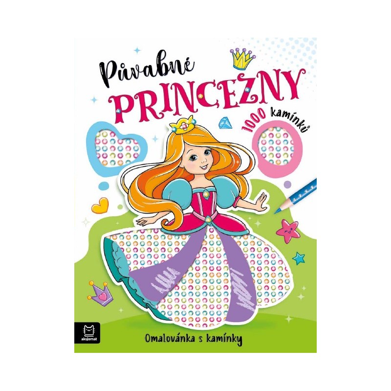 Omalovánka s kamínky Půvabné princezny Poškozené