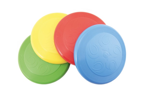 Létající talíř Frisbee plast 23cm 4 barvy 12m+