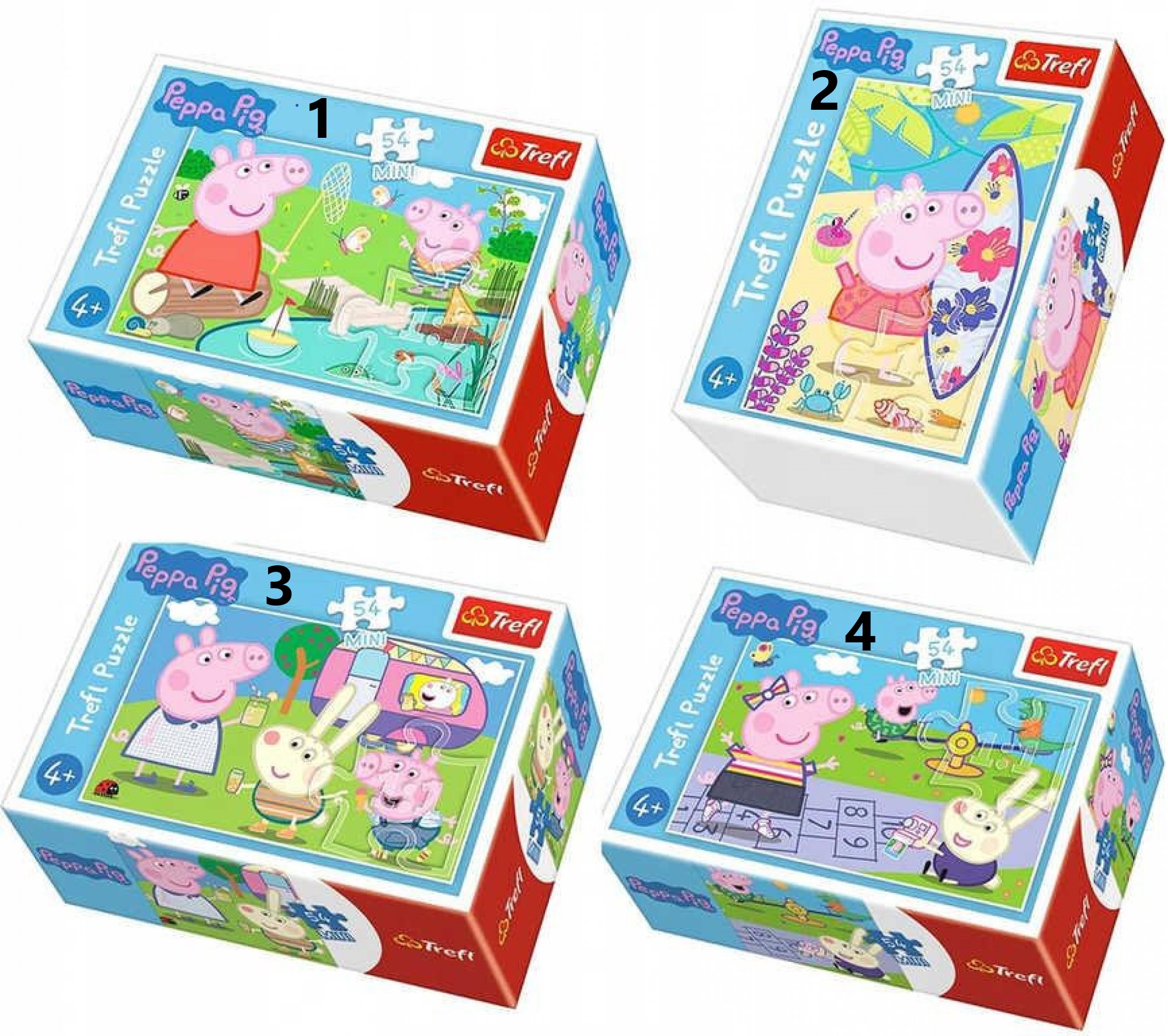 Puzzle Prasátko Peppa 54 dílků