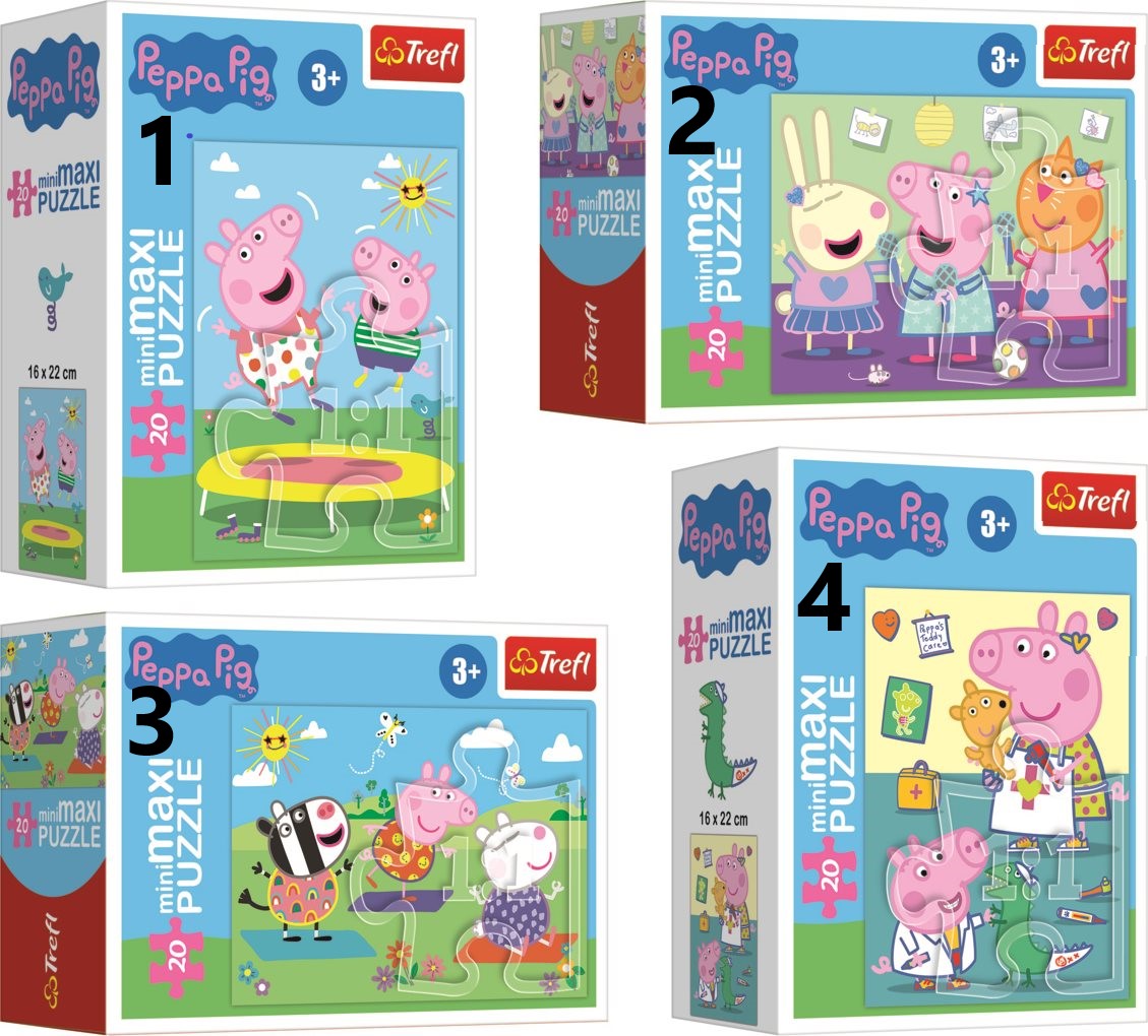 TREFL Prasátko Peppa 20 dílků