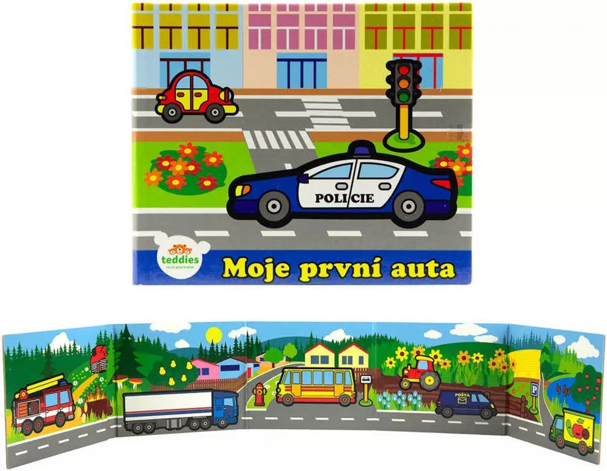 Knížka Leporelo Moje první auta