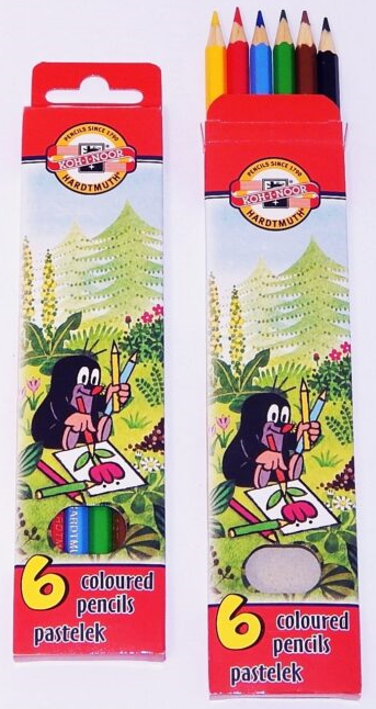 Pastelky KRTEK dlouhé 6ks