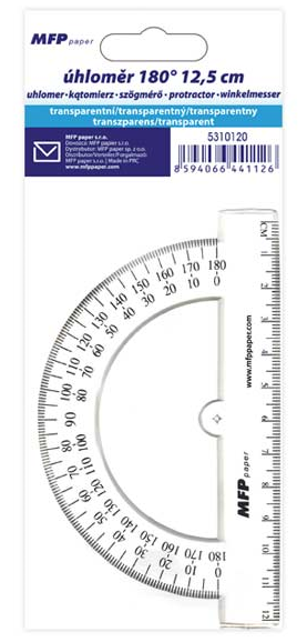 Úhloměr MFP 12,5cm/180°