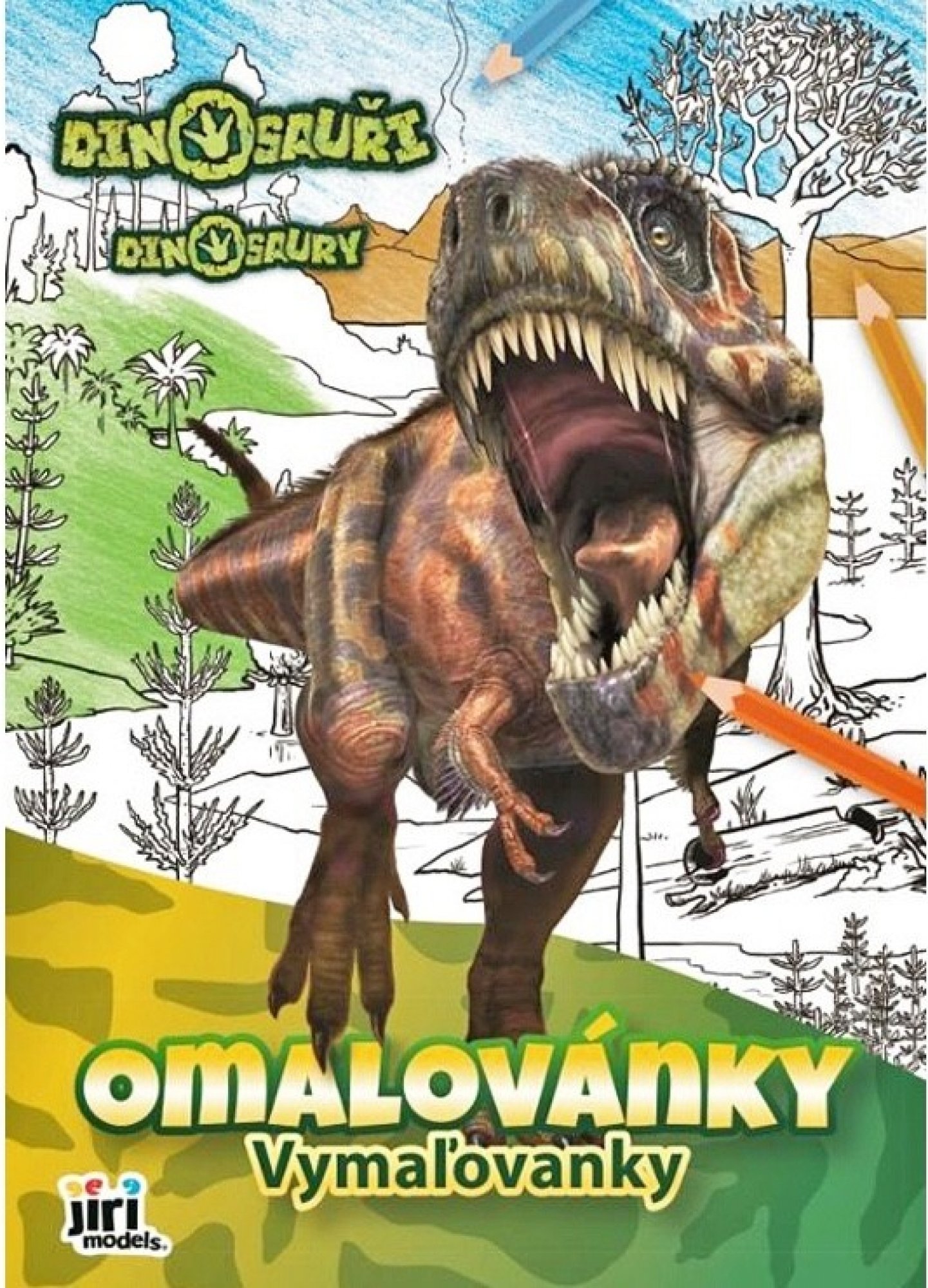Omalovánky A4 Dinosauři Poškozené