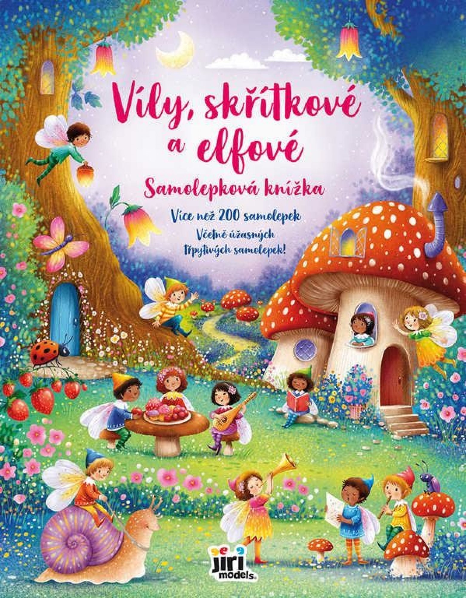 Samolepková knížka Víly skřítkové a elfové poškozené