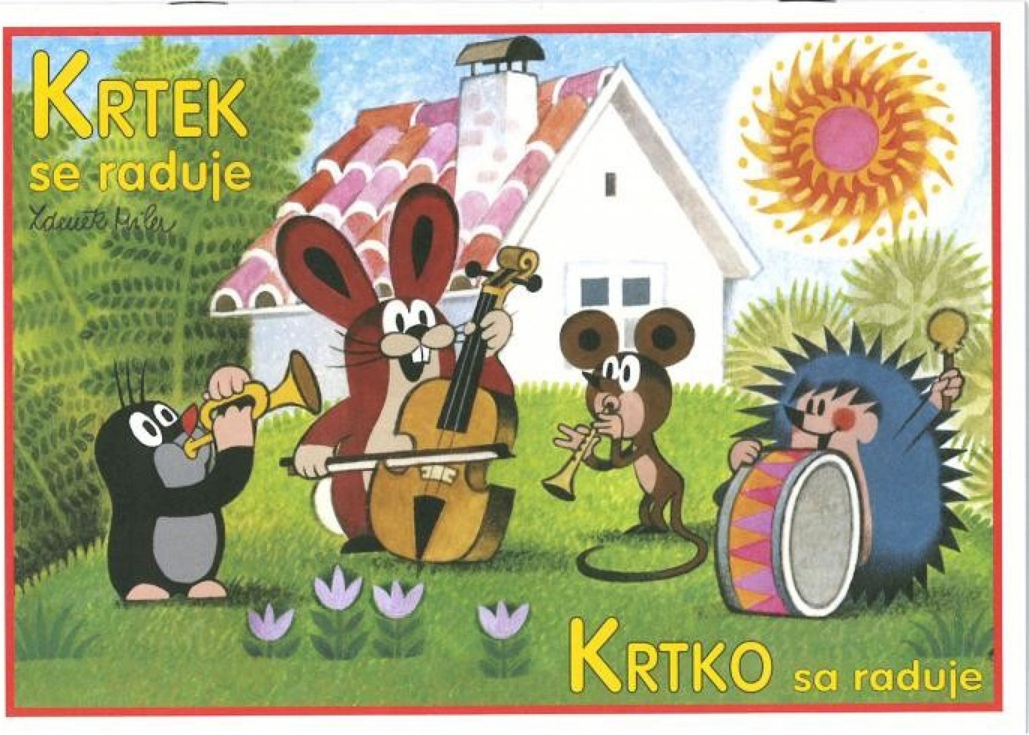 Omalovánky Krtek se raduje A5