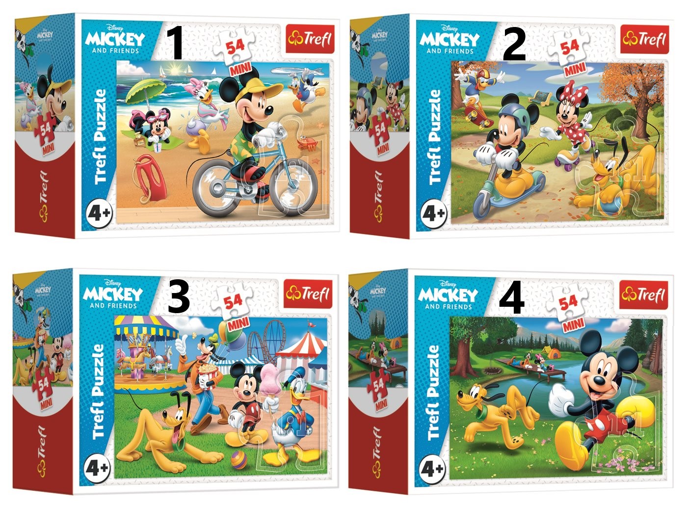 Puzzle Mickey Mouse 54 dílků