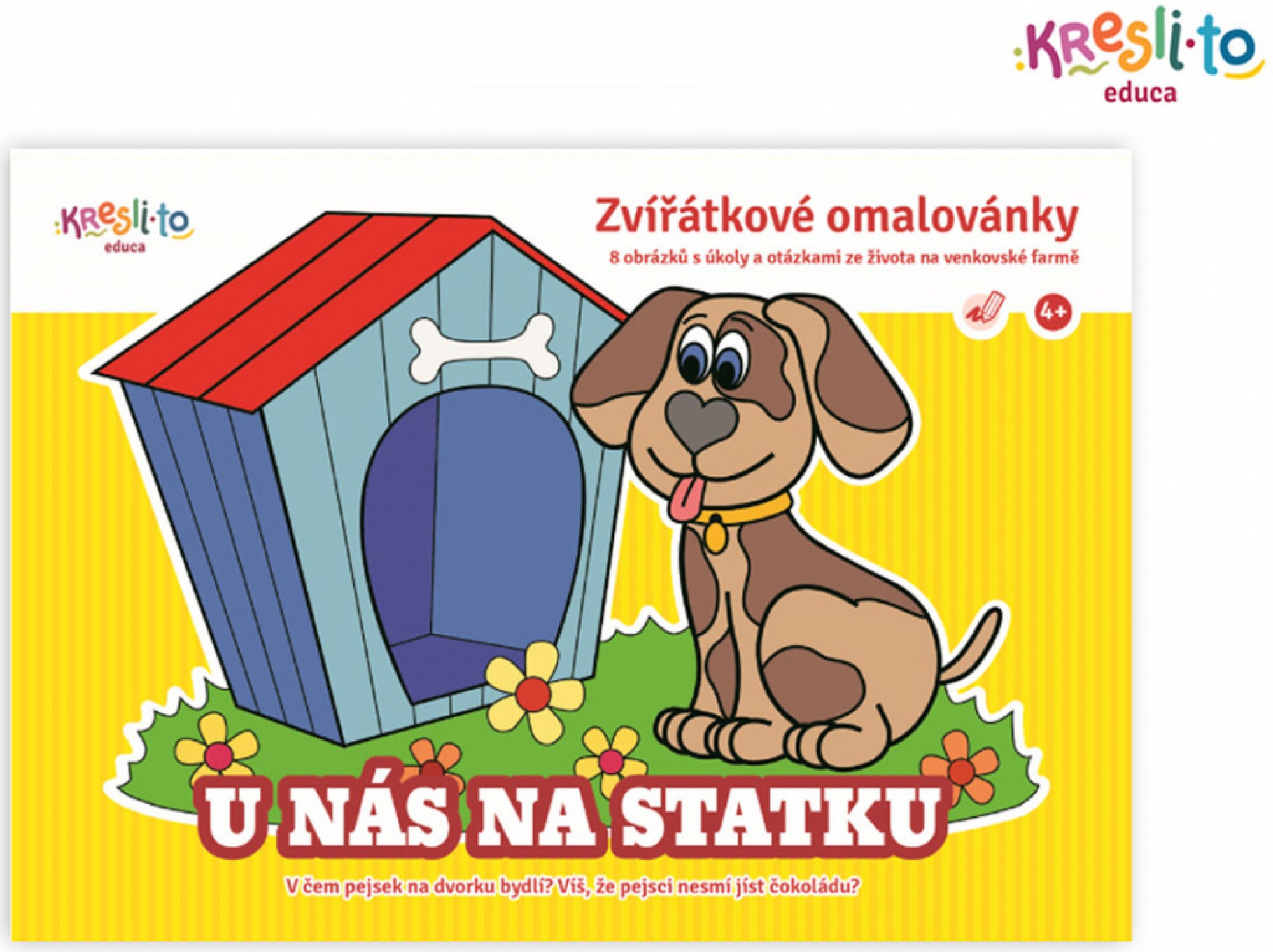 U nás na statku Zvířátkové omalovánky