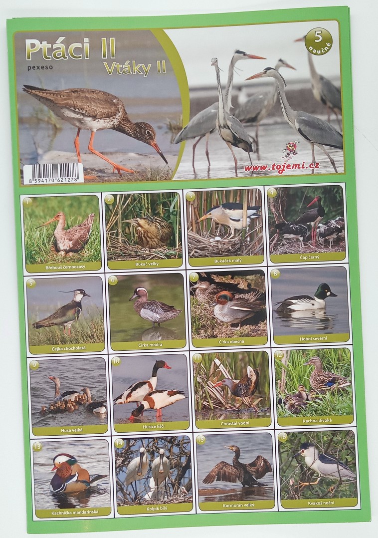 Pexeso Ptáci II