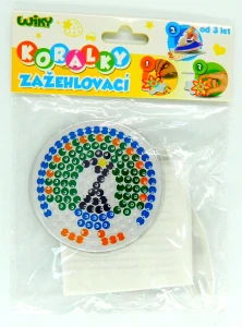 Korálky zažehlovací set Kruh páv