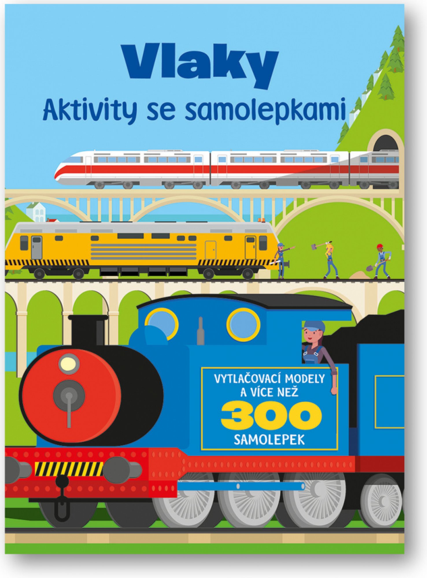 Vlaky Aktivity se samolepkami