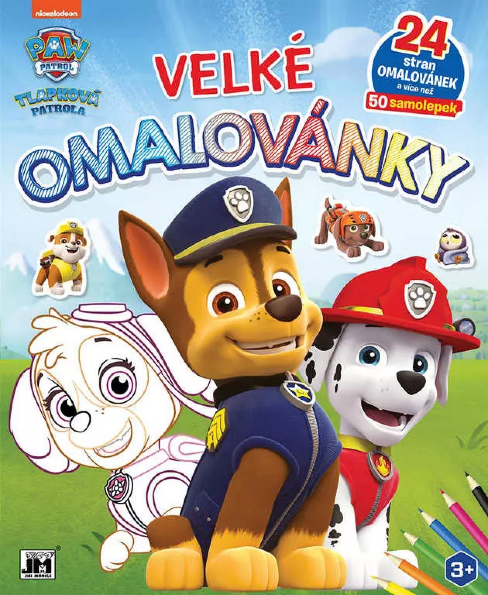 Tlapková patrola Velké omalovánky  Poškozené