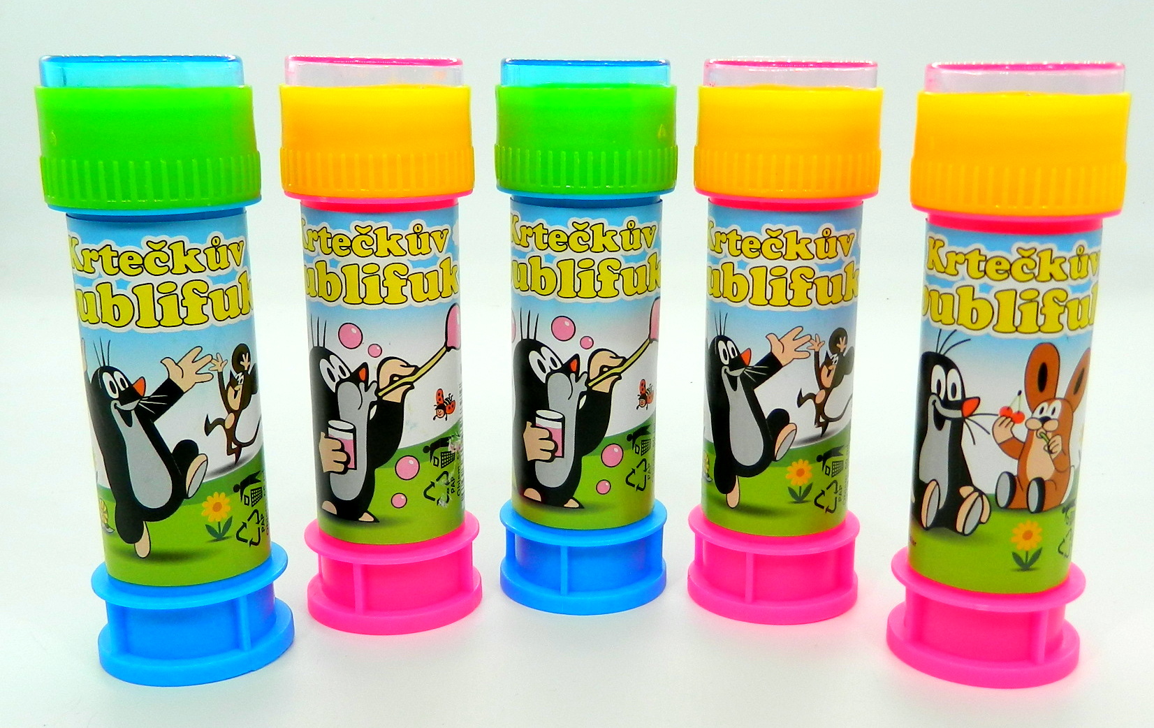 Bublifuk 50ml Krtek 11cm s bludištěm