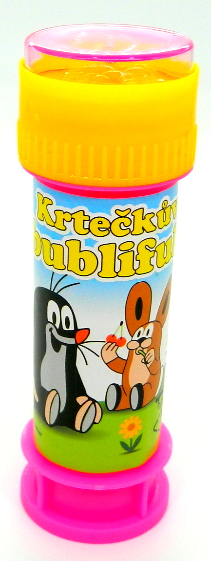 Bublifuk 50ml Krtek 11cm s bludištěm