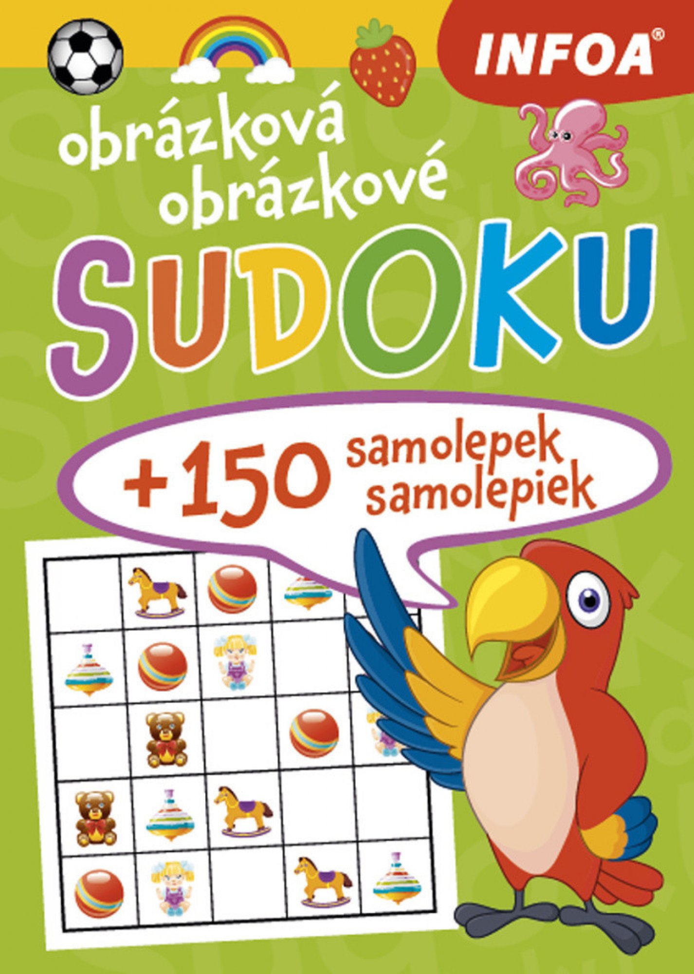 Sudoku pro děti + 150 samolepek Poškozené
