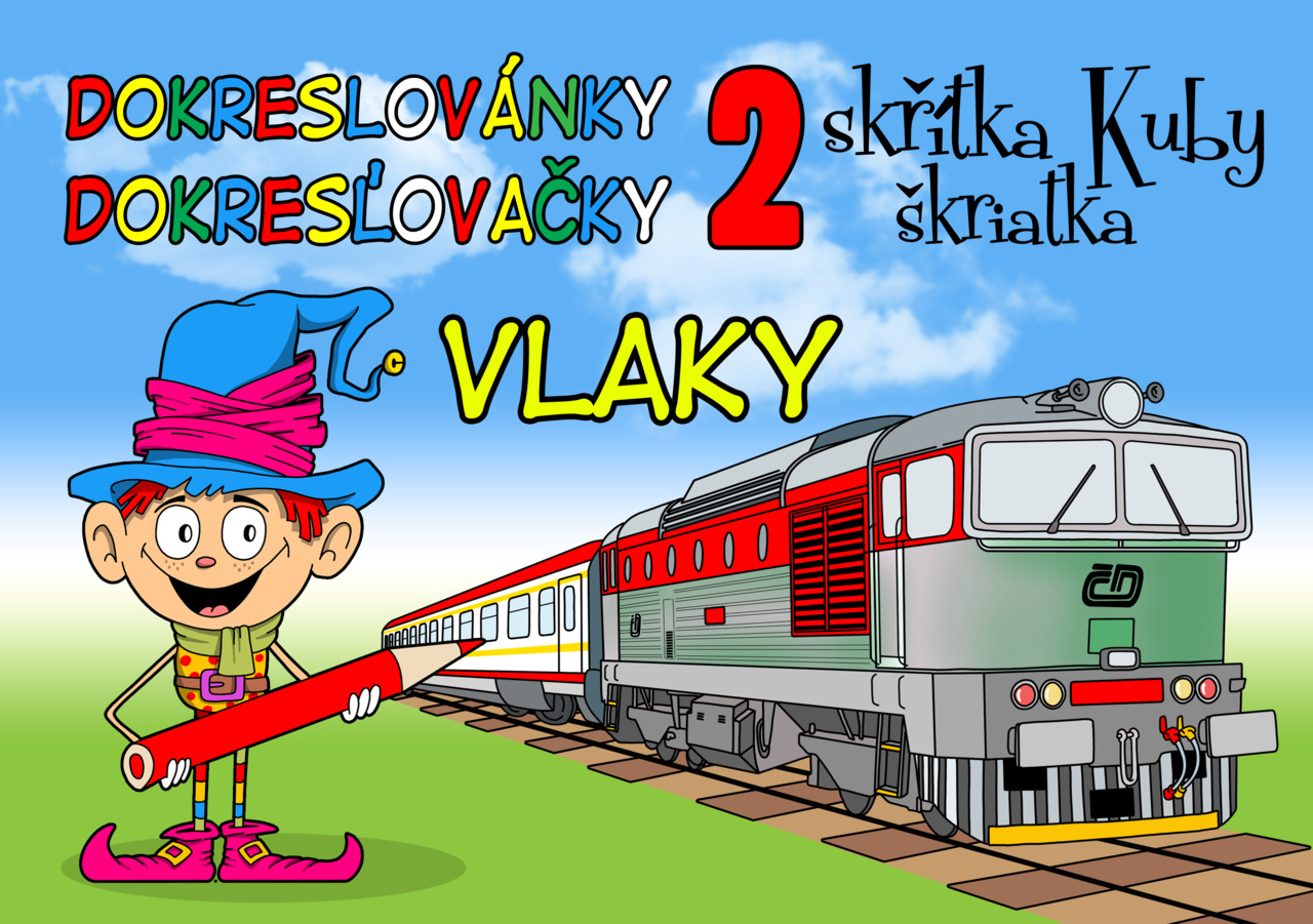 Omalovánky A5 LUX Vlaky
