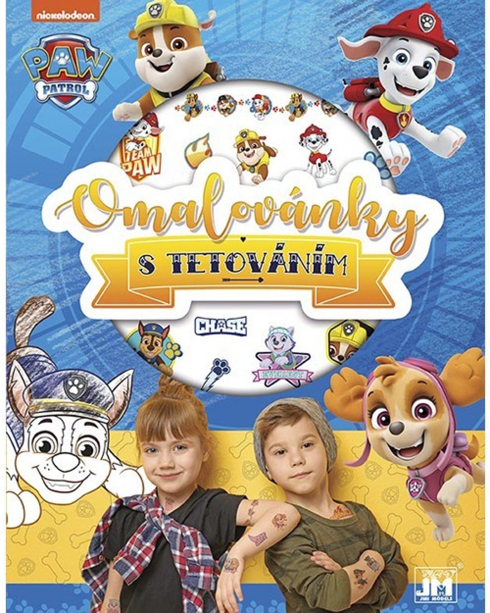 Omalovánky s tetováním Tlapková patrola Poškozené