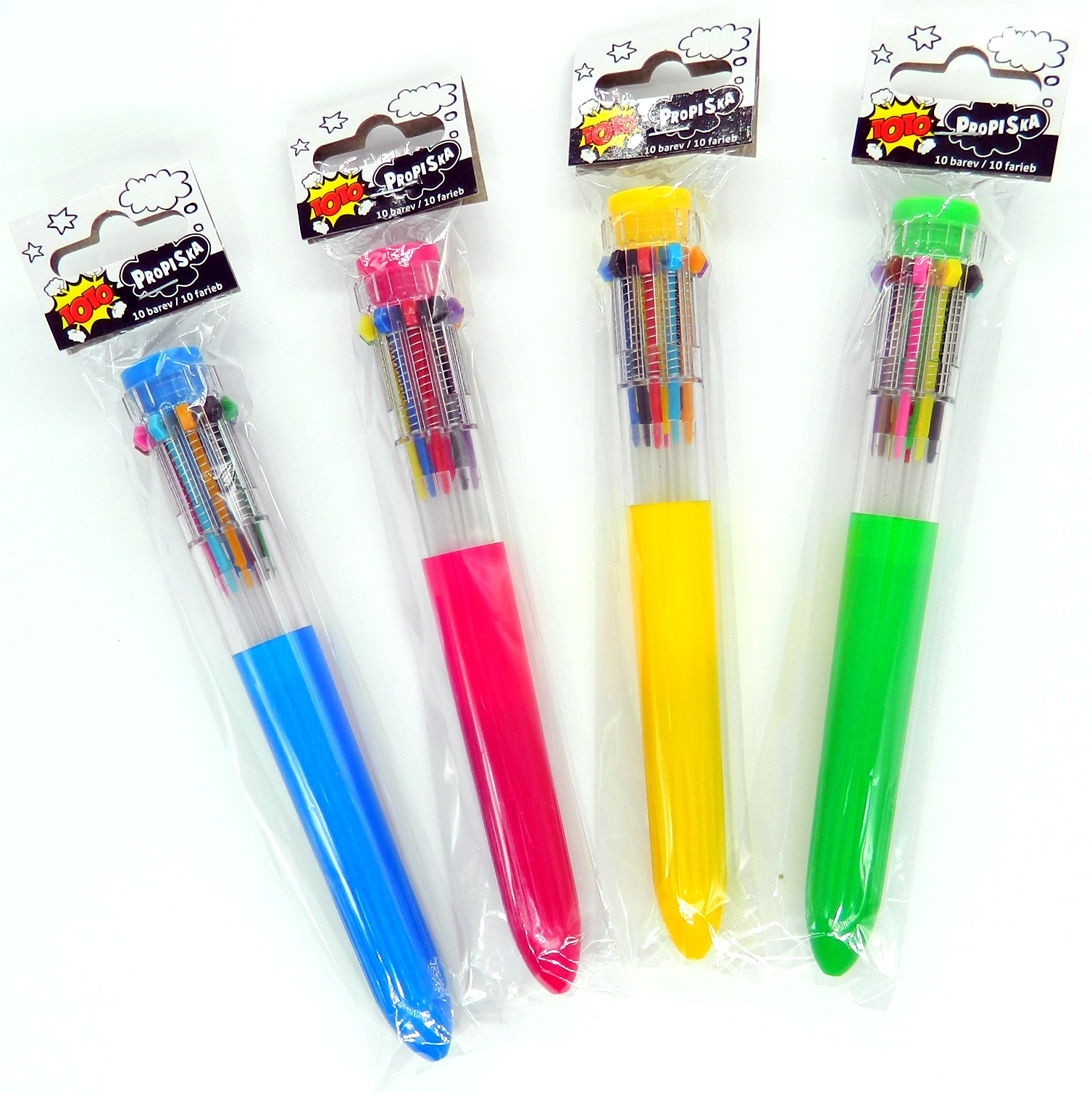 Propiska vícebarevná (10 barev)