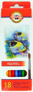 Koh-i-noor pastelky Aquarell 18ks Ryby