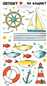 Obtisky na kamínky moře 1