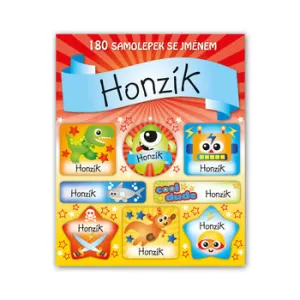 Veselé nálepky samolepky se jménem Honzík