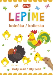 Lepíme kolečka žlutý sešit Poškozené