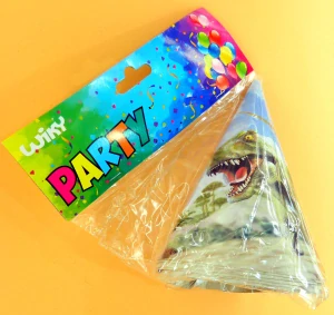 Párty kloboučky Dino 6ks