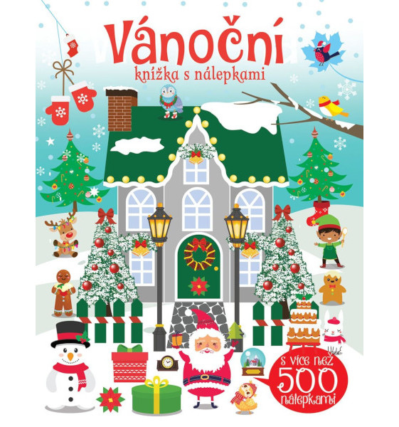 Vánoční knížka se samolepkami