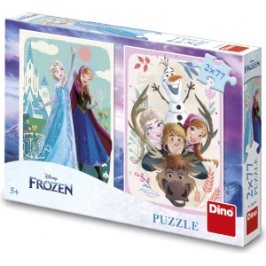 Puzzle Frozen: Anna a Elsa 2x77 dílků