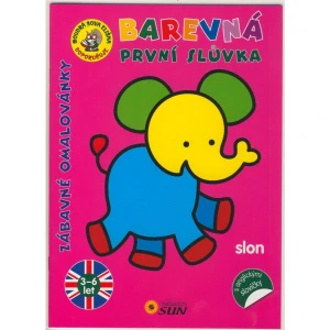 Slon Barevná první slůvka s anglickými slovíčky