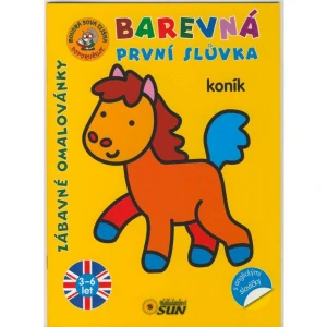 Koník Barevná první slůvka s anglickými slovíčky