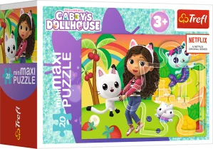 TREFL Puzzle Gábinin kouzelný domek: Barevný den - Výlet 20 dílků
