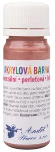 Akrylové barvy 15 g, LESK + PERLEŤ Hnědá