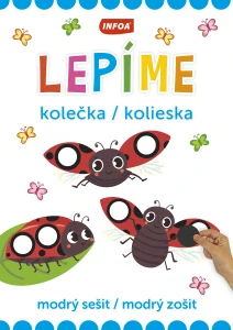 Lepíme kolečka modrý sešit Poškozené