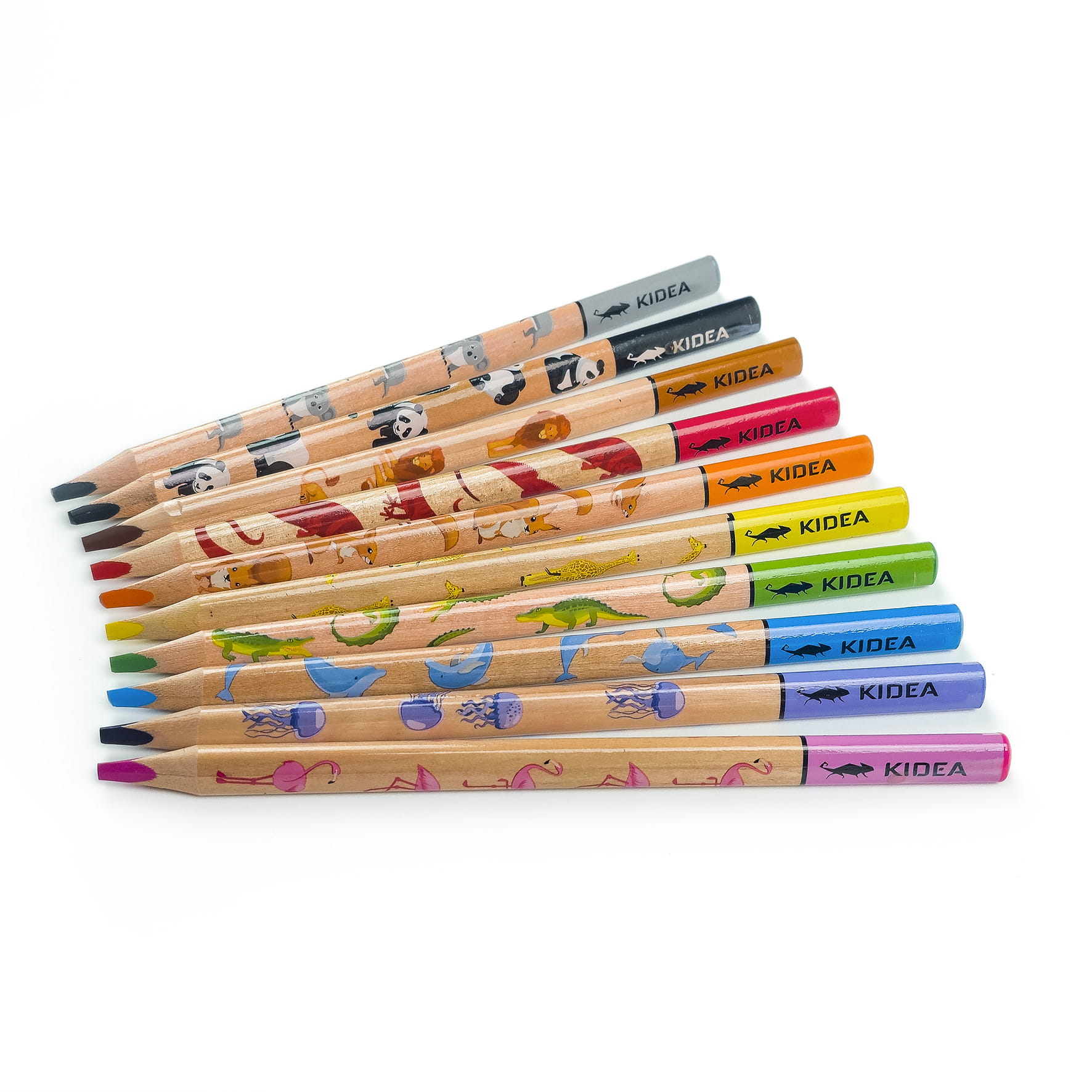 Trojhranné jumbo pastelky safari 10 barev