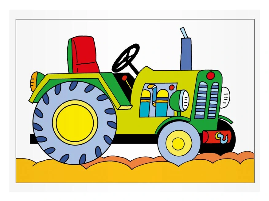 Omalovánky MFP Pracovní stroje