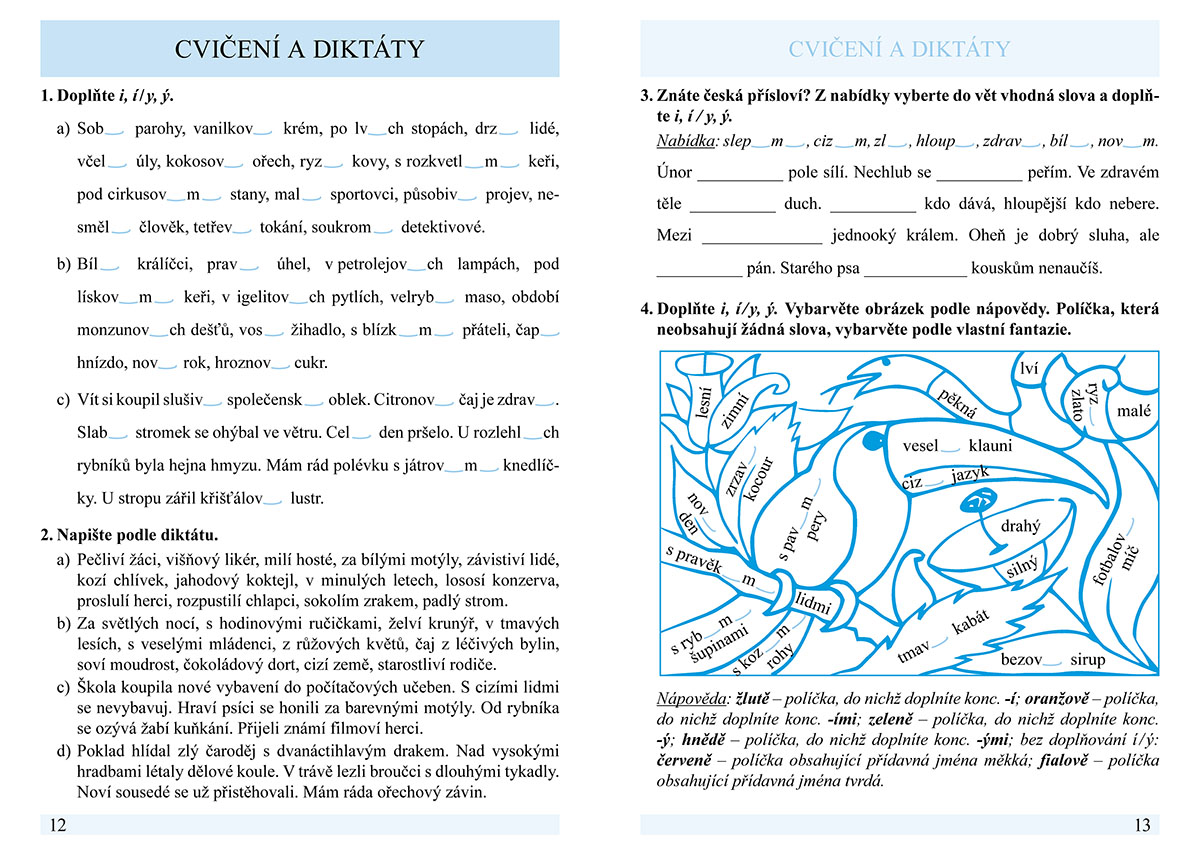 Procvičujeme pravopis přídavných jmen