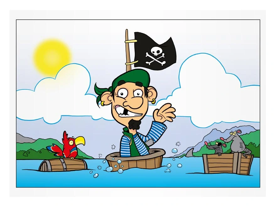 Omalovánky Piráti 2