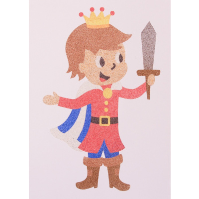 Šablona na pískování princ A4