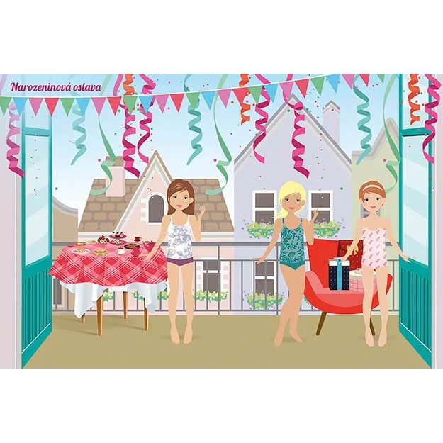 Party girls - Samolepková móda  Poškozené