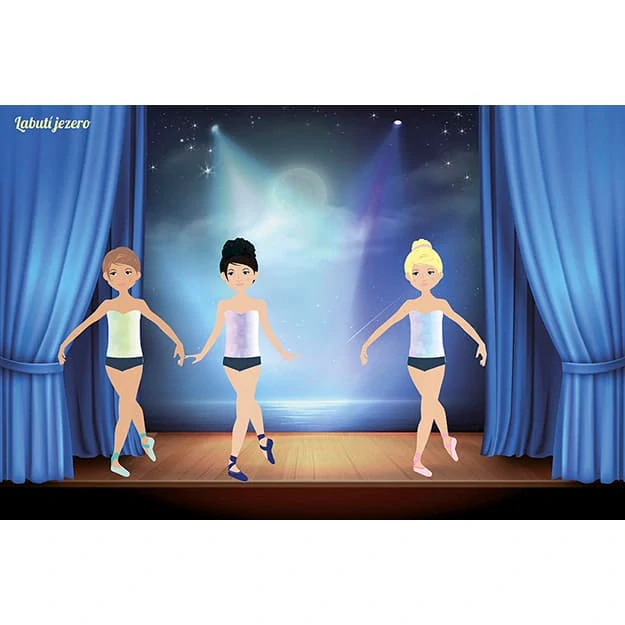 Tanečnice - Samolepková móda poškozené