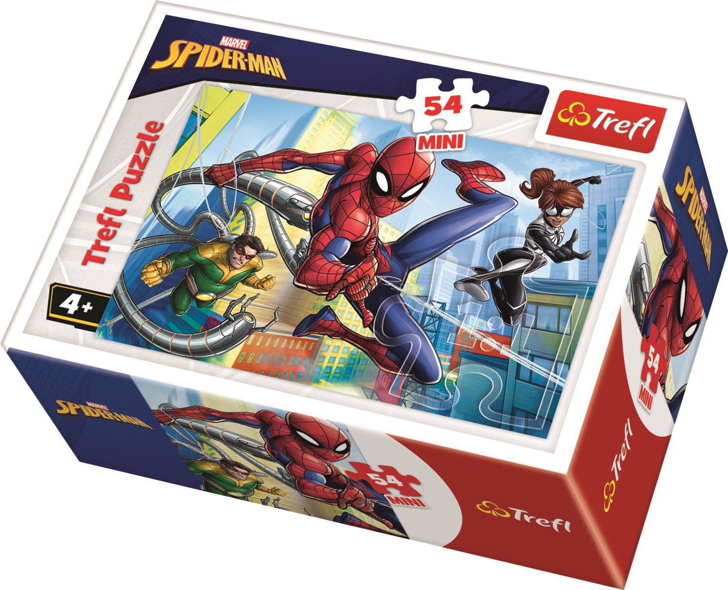 Puzzle Spiderman 54 dílků Proti padouchům